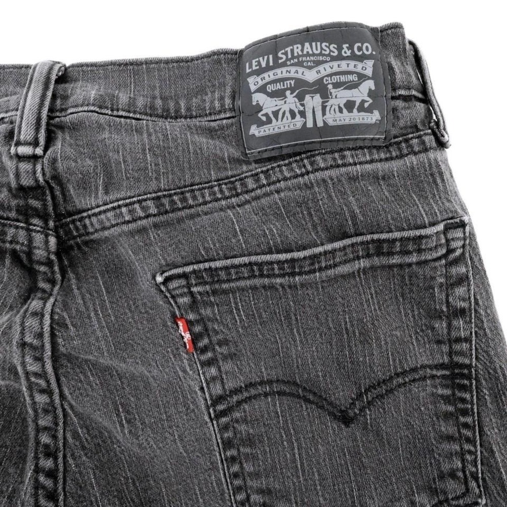 Levi Strauss Co 505 Regular Fit Jeans Dark Wash Mens Size 36x34